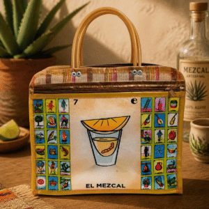 Bolsa para mandado mexicana mediana con cierre modelo VIP compacto