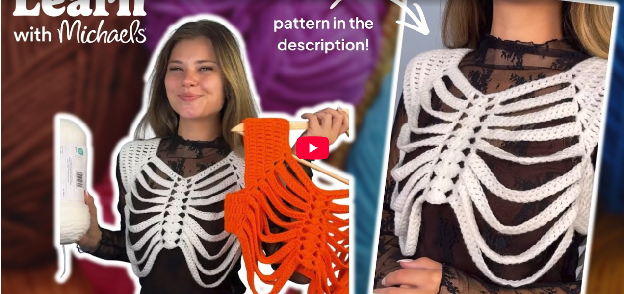 Nos unimos al reto: Cómo tejer un top de esqueleto a crochet paso a paso